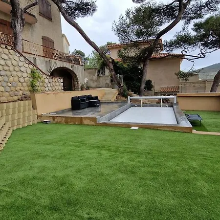 Grande Maison Climatisee Piscine En Bord De * Saint-Cyr-sur-Mer